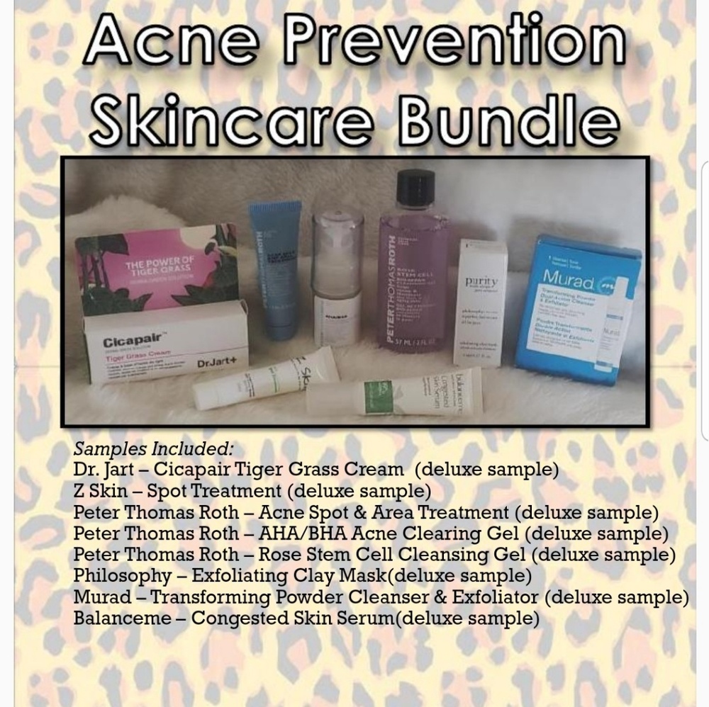 Acne Prevention Skincare Sample Bundle